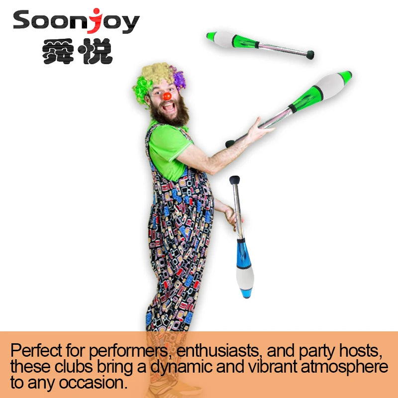 Juggling Clubs Set Professional Juggling Clubs Training Circus (3PCS )