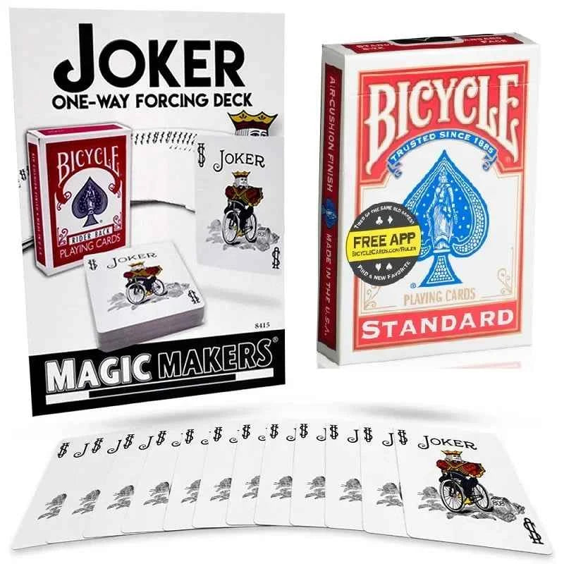 One Way Force Deck Rider Back Playing Cards Magic Cards Magic Tricks Mentalism Magic Props