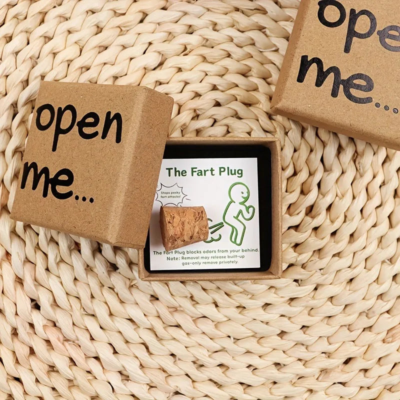 Funny Prank Gift Box with Joke Card & Cartoon Character - "Open Me" Surprise Present, Gift for Birthday, Christmas, Party - Big Tim's Magic Emporium