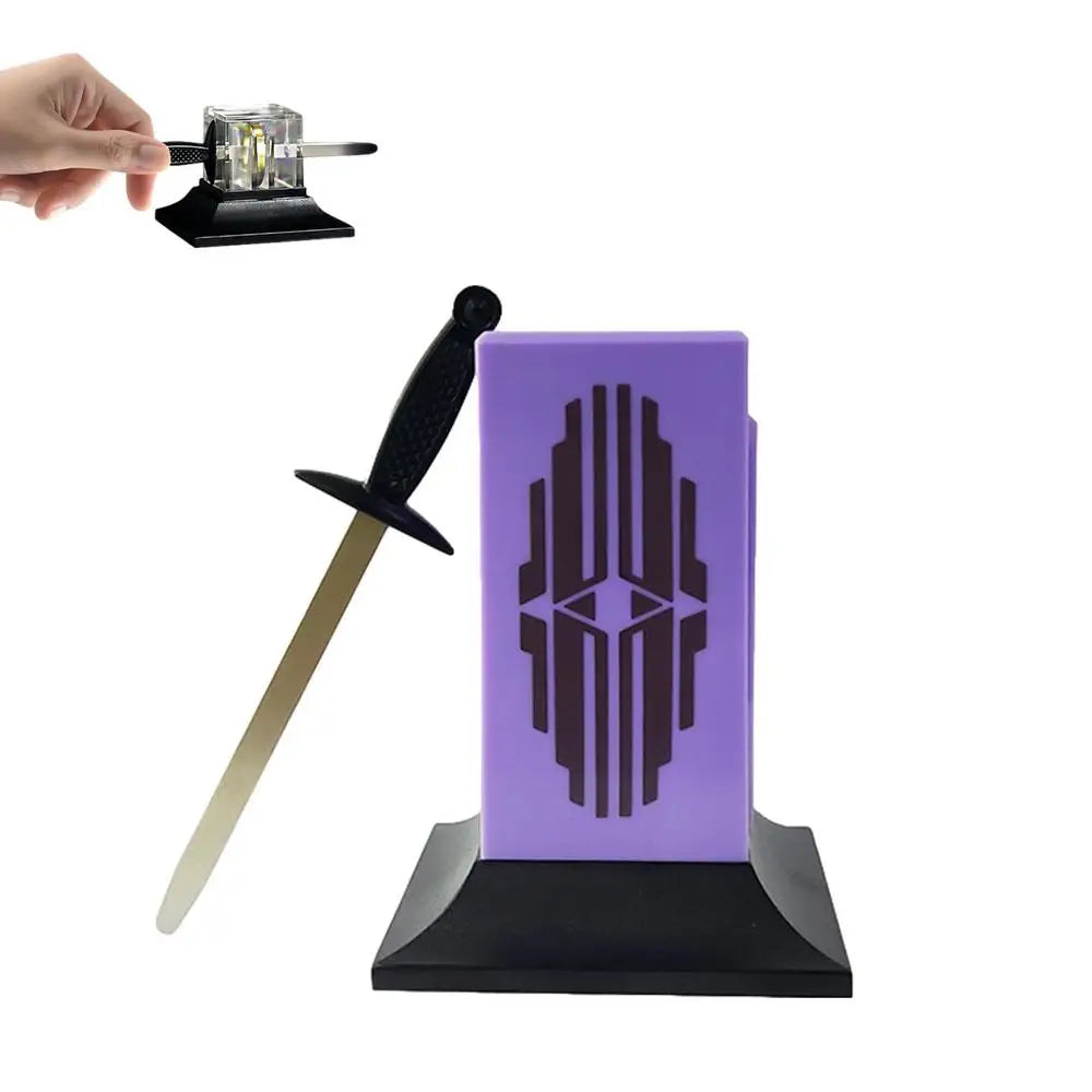 Crystal Cleaver – Blade Through Ring Magic Prop - Big Tim's Magic Emporium