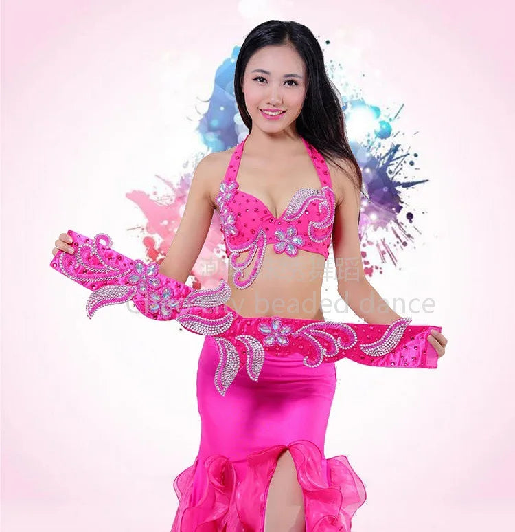 Customized Halloween Belly Dance Costume Set | Exotic Dancewear with Big Skirt - Big Tim's Magic Emporium