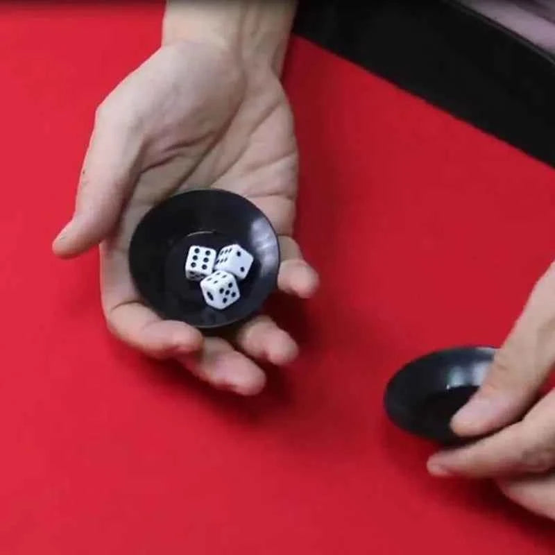 Super Flying Dice (Black Box) for party as beginners magical props for dice to fly magically interactive dice game magic tricks