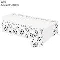 108*180cm Football Tablecloth Party Supplies Disposable Plate Tableware Party Birthday Party Decor Kids Boy Soccer Party Supplie - Big Tim's Magic Emporium
