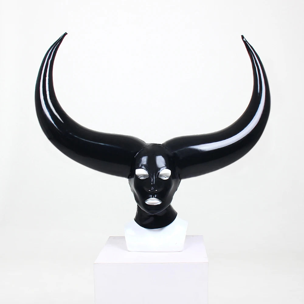 Inflatable Latex Hood Mask | Halloween & Masquerade Costume Accessory - Big Tim's Magic Emporium