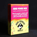 Mind Power Deck Magic Tricks Read Mind Magia Magician Close Up Stage Illusions Gimmick Props Mentalism