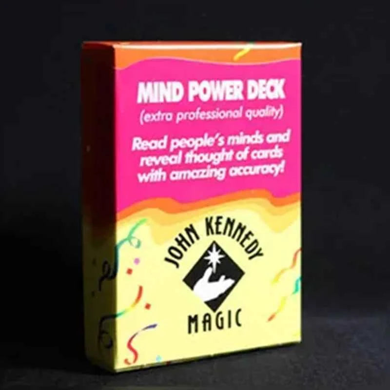 Mind Power Deck Magic Tricks Read Mind Magia Magician Close Up Stage Illusions Gimmick Props Mentalism