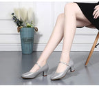 The Stardust Darling Mary Jane – Classic Block Heel Practice Shoe