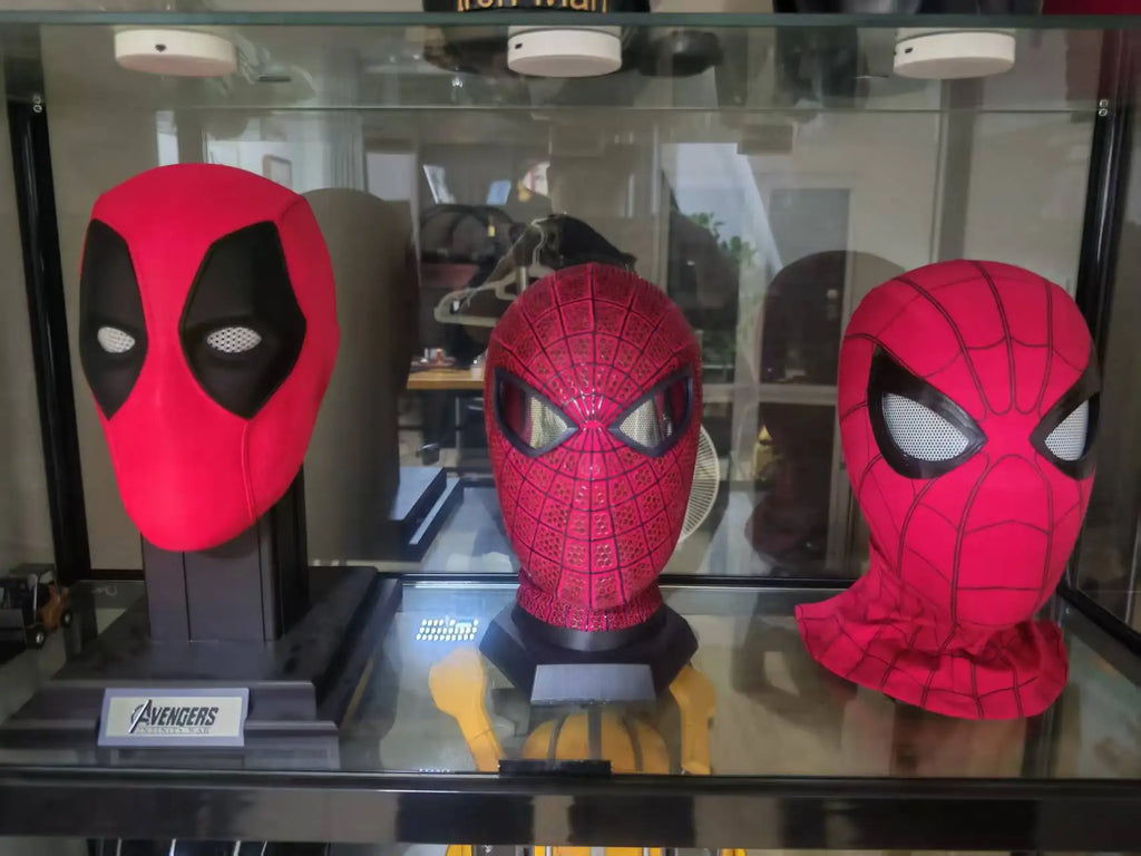 Xiy Yi Toys The Amazing Spider-Man 1 Magnetic Attached Eyes Mask Movie Replica Handmade Garfield Style Adult Cosplay Halloween - Big Tim's Magic Emporium