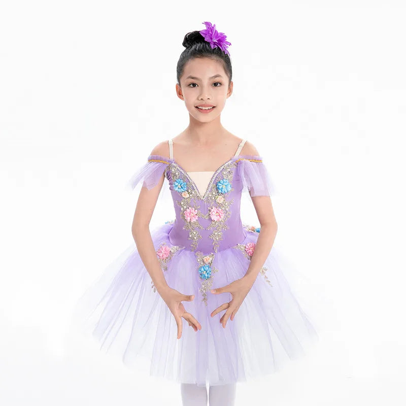 Children's Ballet Skirt, Girls' Dance Skirt, Ballet Performer Clothing, Children's Dance Skirt, Stage Performance Group Clothing - Big Tim's Magic Emporium