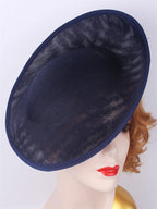30cm Round Sinamay Fascinator Base DIY Millinery Headpiece Hat Making Blank
