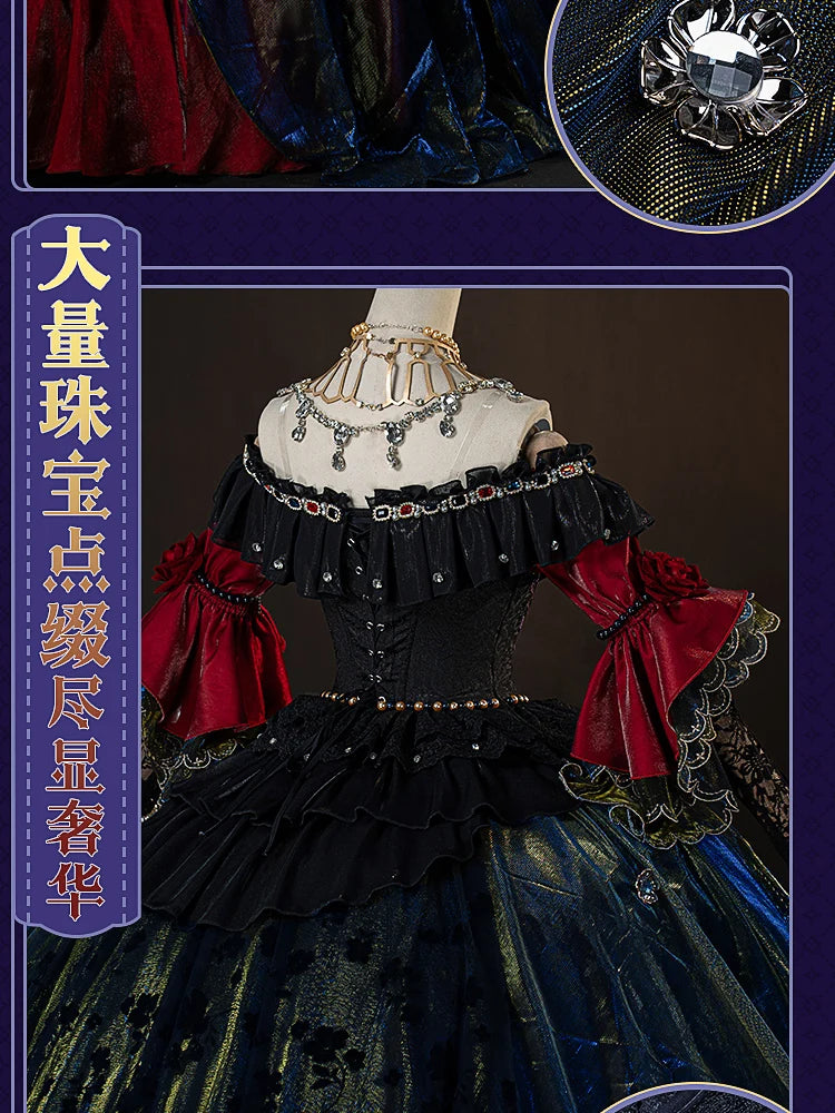 Mary‌ Cosplay Costume for Halloween Christmas Comic Exhibition Game Identity V Bloody Cute Woman S-XXL New Red Dress IN STOCK - Big Tim's Magic Emporium