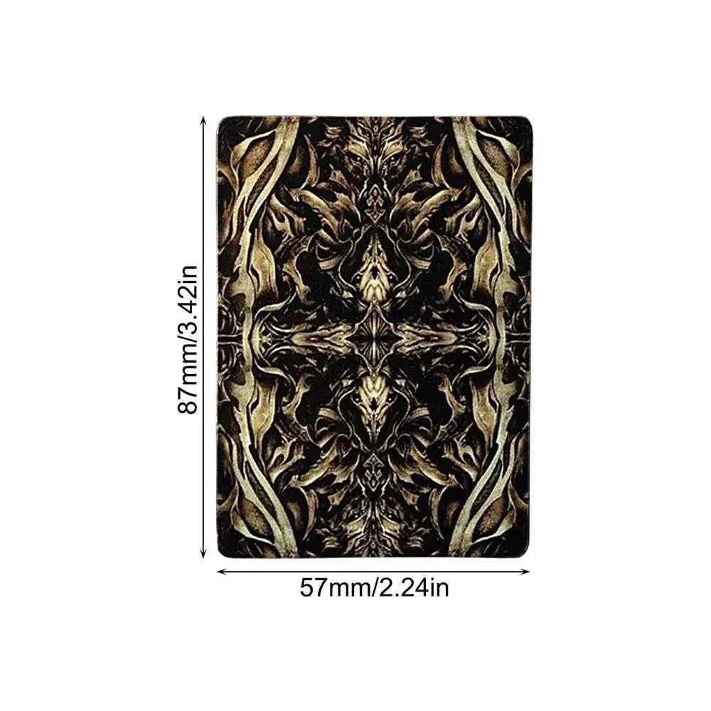Poker Game Deck Creative Exquisite Devil's Eye Funny Poker Cards Board Game Unique Clear Pattern Poker Deck Playing Cards