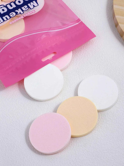 16/ Pack, colorful dry and wet makeup powder puff, round makeup sponge soft facial foundation and make-up tools.