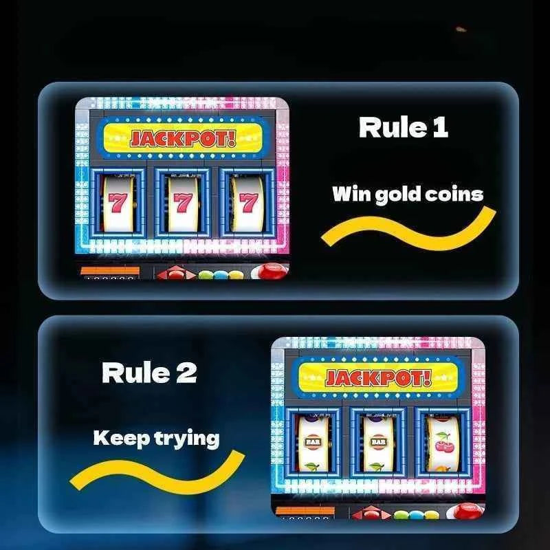 3571PCS Fruit Arcade Building Blocks Retro Game Console Model Toys Assembly Bricks Party Supplies Christmas Gifts For Kids Adult