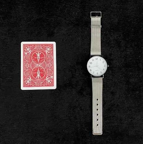 Watch This (Include Watch) Magic Tricks Playing Card Change To Watch Close Up Street Illusion Gimmick Mentalism Magia Toys