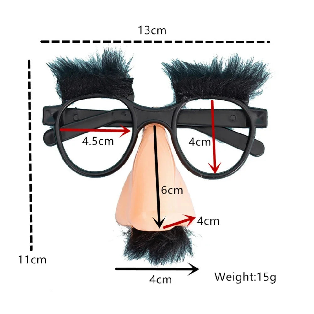 Funny Gifts Party Decoration False Mustache Sun Party Glasses Disguise Accessory Funny Glasses Sunglasses Party Fun Sunglasses - Big Tim's Magic Emporium