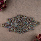 AB Rhinestone Wrap Snap Bracelet