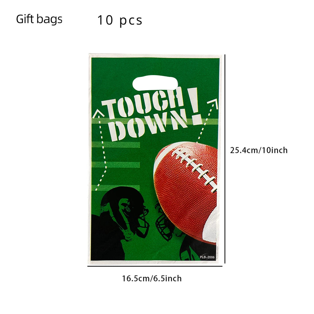 Super Bowl Rugby American Football Children's Birthday Party Paper Decoration Party Supplies Party Supplies Party Decorations - Big Tim's Magic Emporium