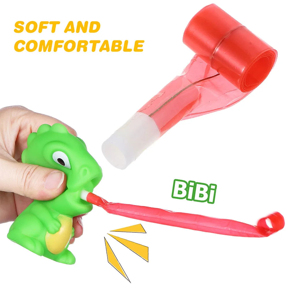 40Pcs Fun Party Blowers Noisemakers with Tongue Action Design for Birthday Celebration Blowout Favors - Big Tim's Magic Emporium