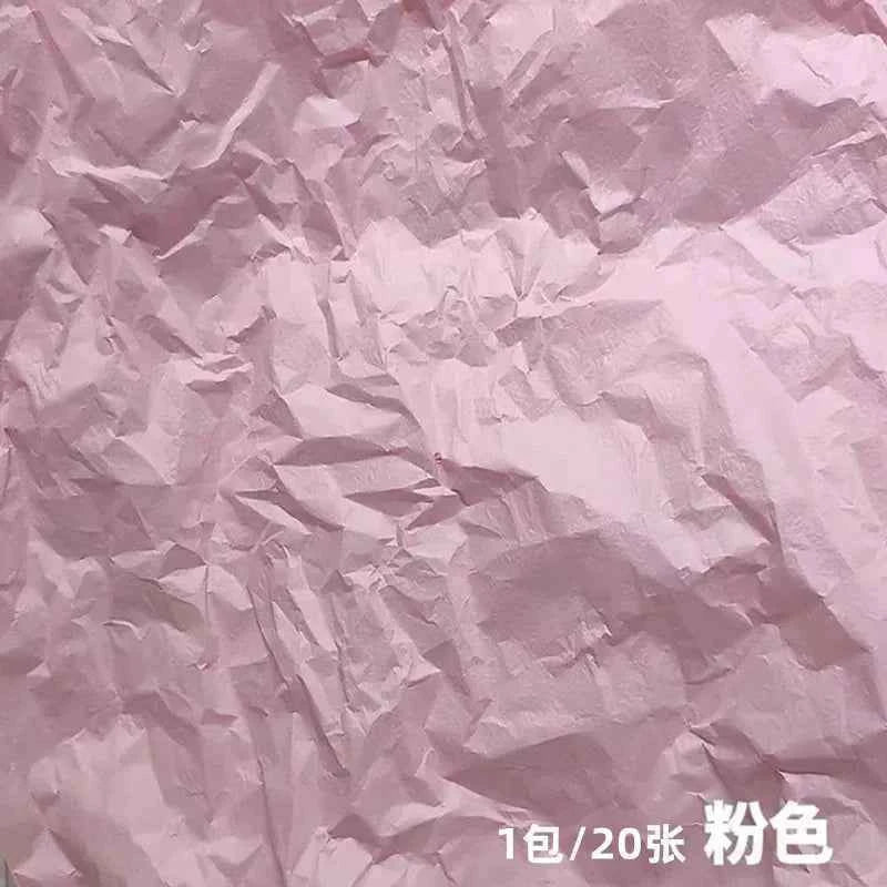 20Pcs/lot Wedding Props Styling Paper DIY Wedding Background Paper Flower Holiday Birthday Event Party Crepe Paper Material