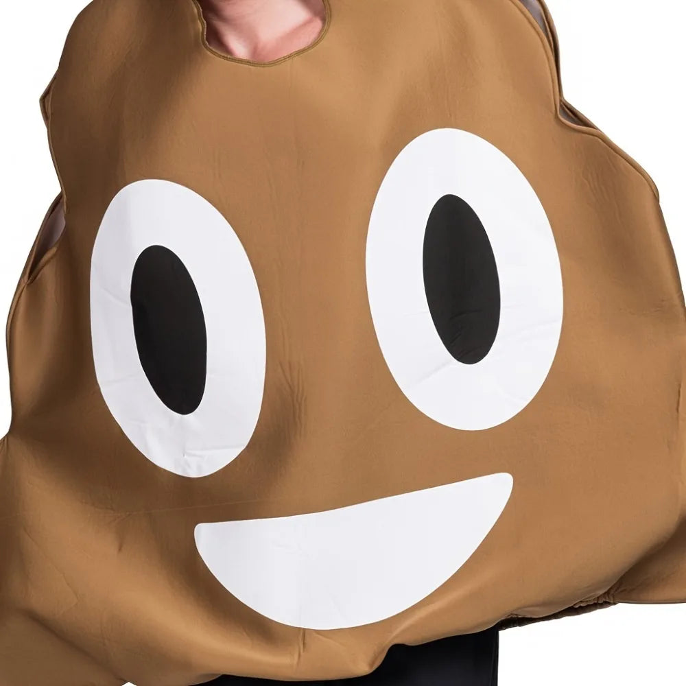 funny poop costume - polyester - fun and innovative costume, suitable for Halloween, and various parties fits most adults