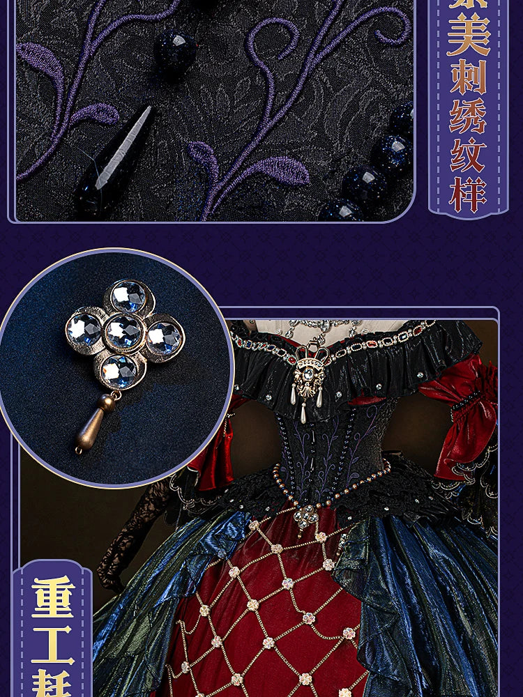Mary‌ Cosplay Costume for Halloween Christmas Comic Exhibition Game Identity V Bloody Cute Woman S-XXL New Red Dress IN STOCK - Big Tim's Magic Emporium
