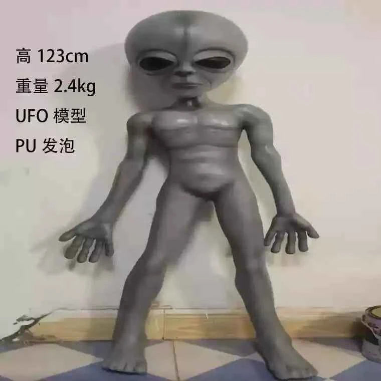 Realistic Alien Model Event Display Supplies 1/1.2 Meters High Movie Shooting Props Living Room Decoration Household Goods