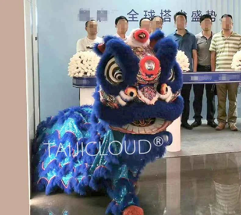 Southern Lion Dance Props for Adults, Double Performance Use, Wool Dragon Lantern, Authentic Lion Awakening Props.