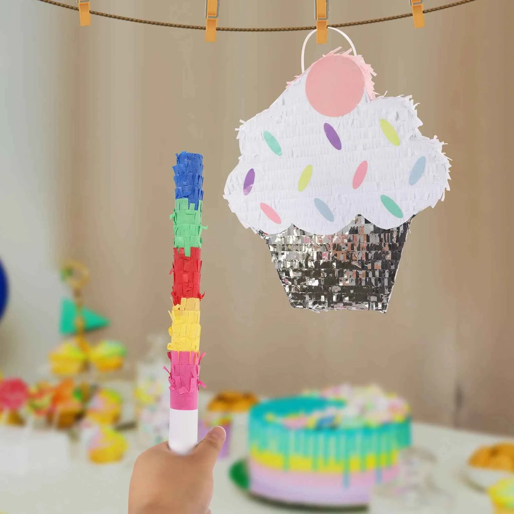 Ice Cream Pinata, Pinata Decoration, Candy Party Pinata w/ PVC Stick  Ice Cream Cake Pinata for Party Decoration Pinata