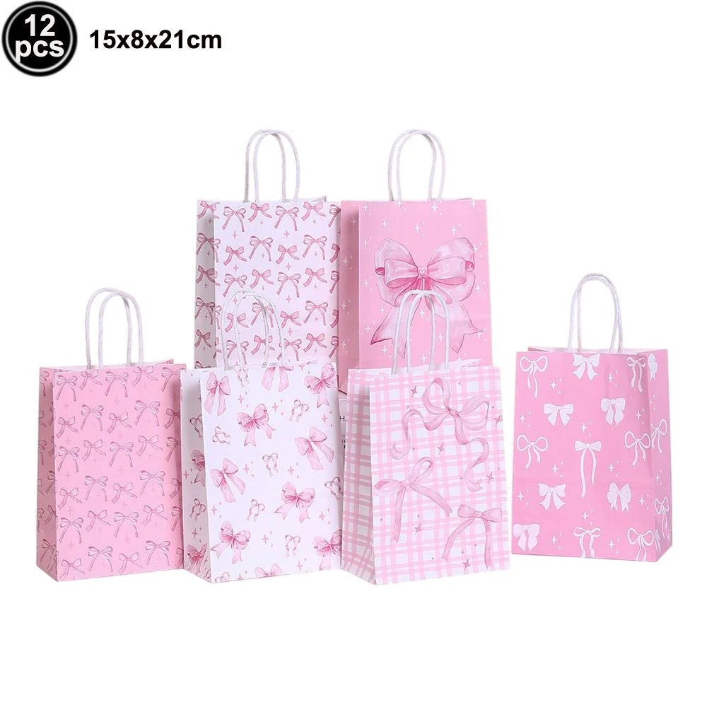 Bow Party Honeycomb Centerpieces Pink Bow Birthday Decorations Bow Baby Shower Decor Coquette Birthday Decorations