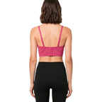 Rhinestone & Bead Tassel Push-Up Underwire Bustier Crop Top