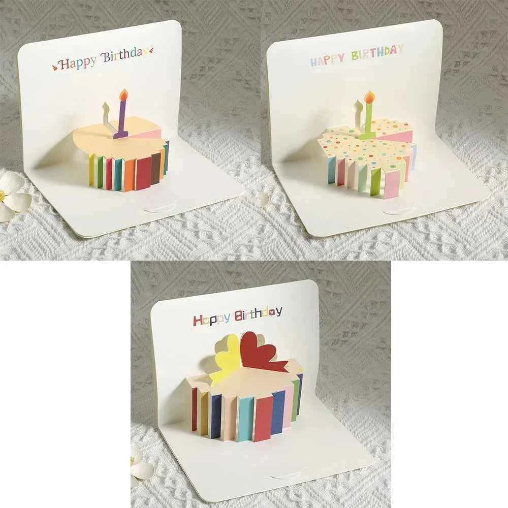 Birthday Greeting Cards 3D Pop Up Gift Card Gift Cards with Envelope Wedding Decorations for Tables Greeting Cards Gift Card