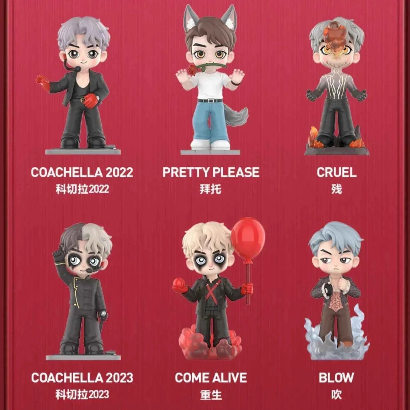 POP MART X JACKSON WANG MAGIC MAN Series Genuine Mystery Box Blind Box Guess Bag Toys Doll Cute Desktop Ornaments Collection