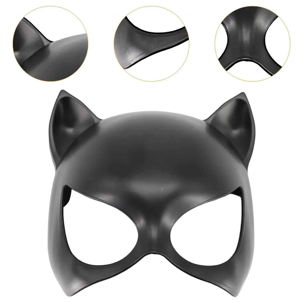 Cat Mask Props Accessory Halloween Costume for Party Halloween Role Playing