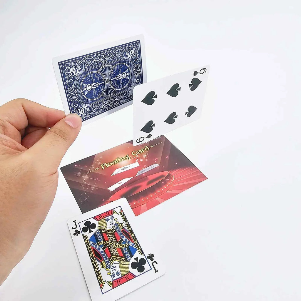 Floating Card Magic Tricks Playing Card Suspension Magia Close Up Street Bar Mentalism Props Gimmicks Illusions