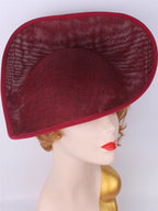 30cm Teardrop Sinamay Fascinator Base DIY Millinery Headpiece Cocktail Hat Mold