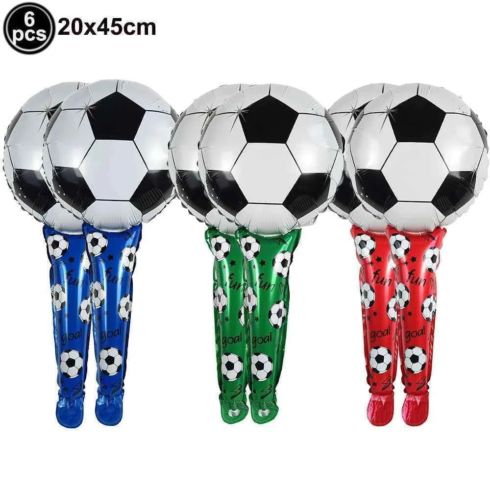 Soccer Party Decoration Balloons Soccer Balls Football Sneakers Trophy Foil Balloons for Birthday Sports Theme Party Supplies