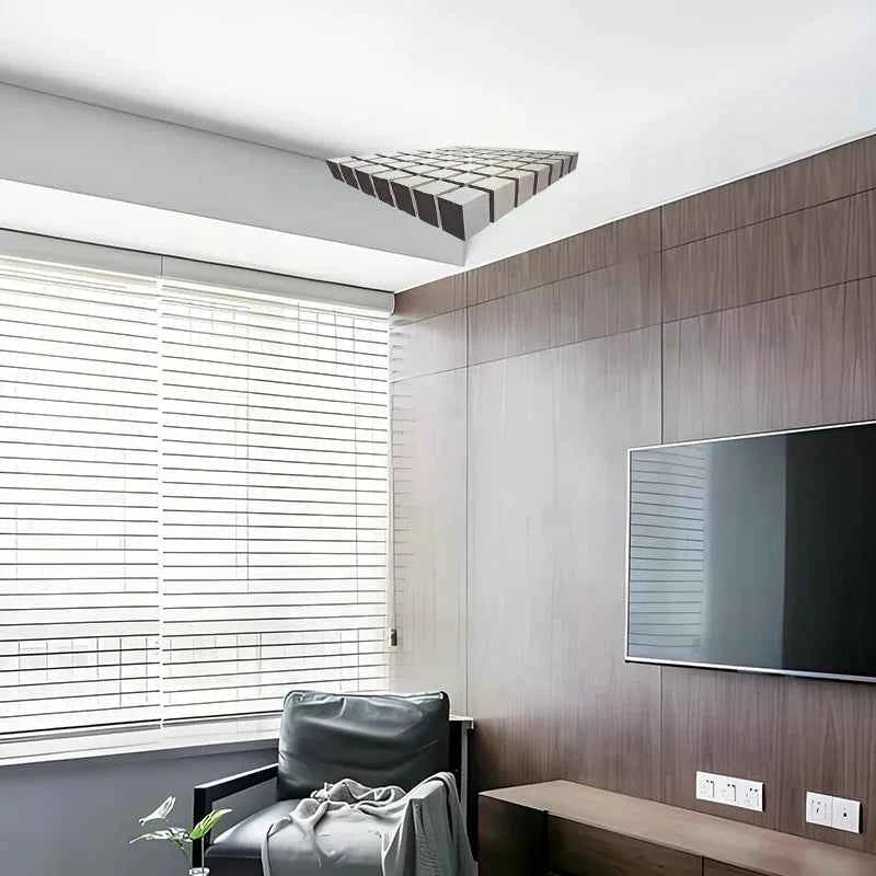 Optical Illusion Wall Art – 3D Corner Wall Decal – Impossible Corners Inspired Peel And Stick Removable 3D Wall Art