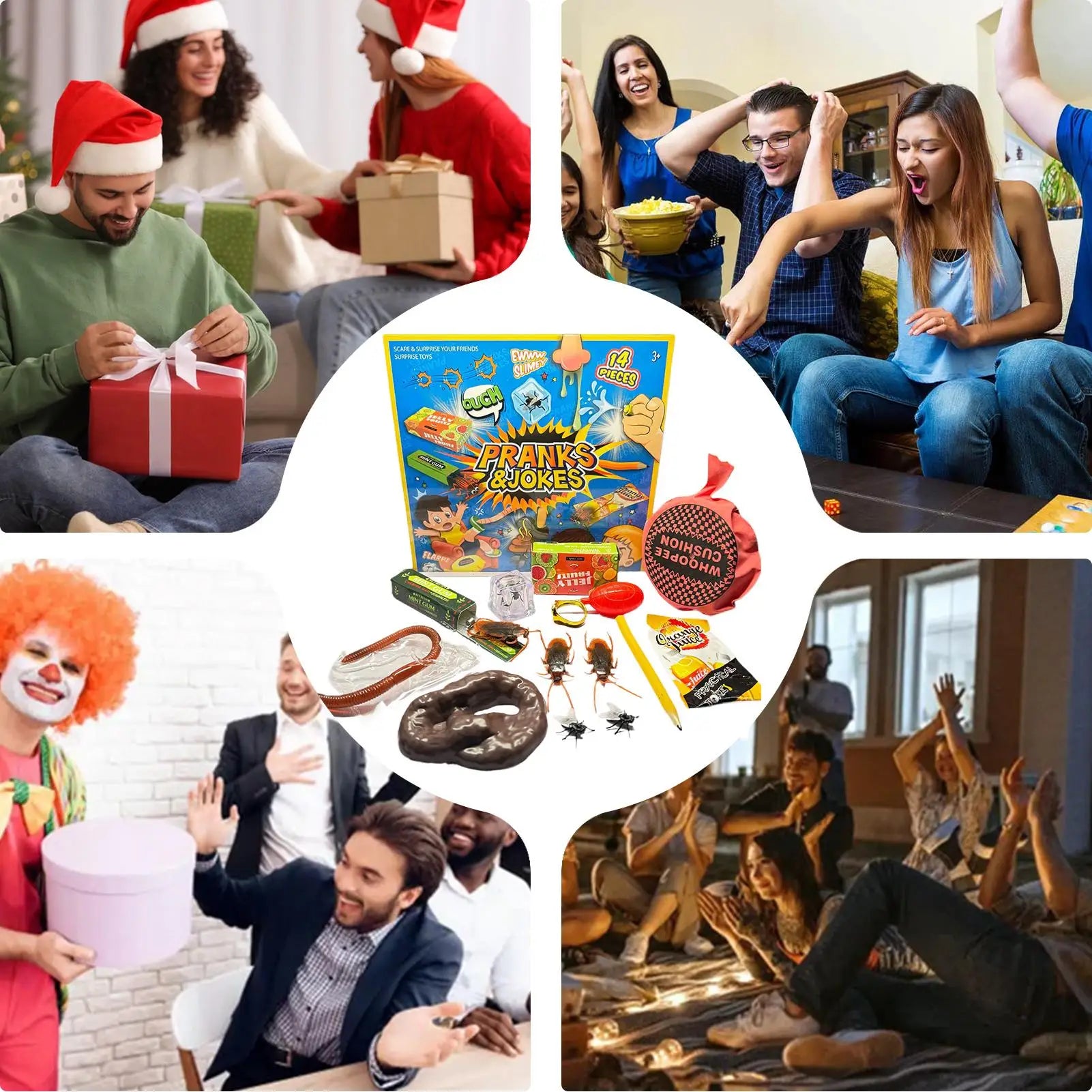 Funny Prank Kit Gag Gifts For Kids April Fools Joke Tricks Novelty Toys Practical Jokes Stuff Party Favors Pranks Accessories