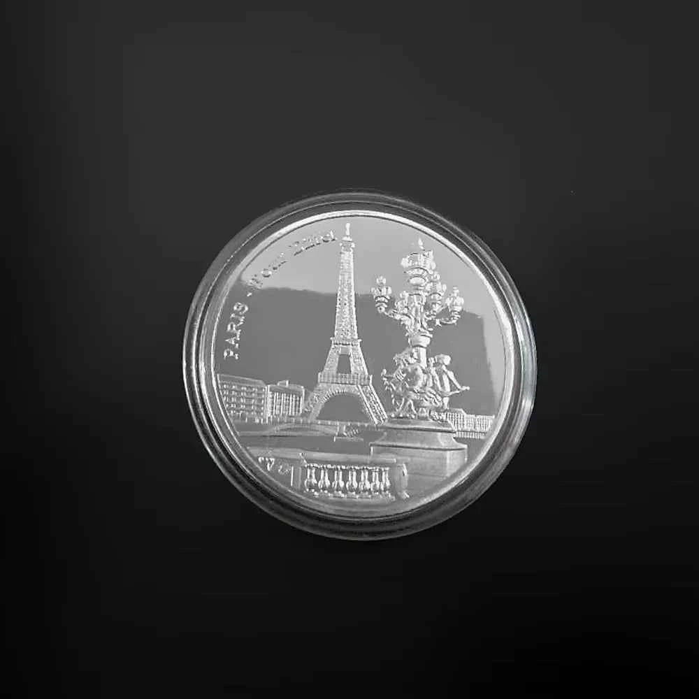 Paris Eiffel Tower Coin Collection Travel Collection Commemorative Coins Commemorative Coins Non-currency