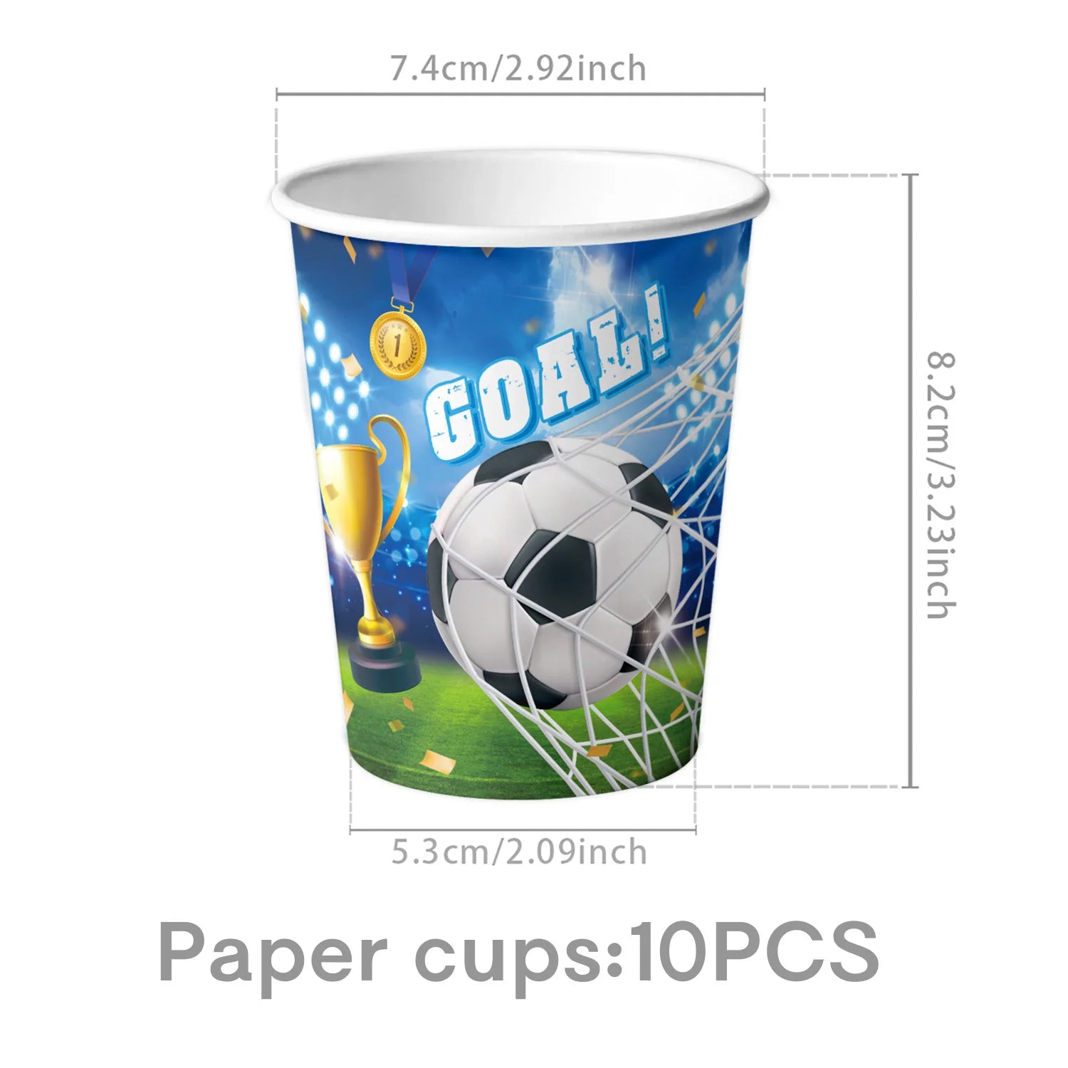 Football Party Stuff Soccer Party Tableware Tablecloth Napkin Cup Plate Soccer Party Backdrop Baby Shower Football Party Favors - Big Tim's Magic Emporium
