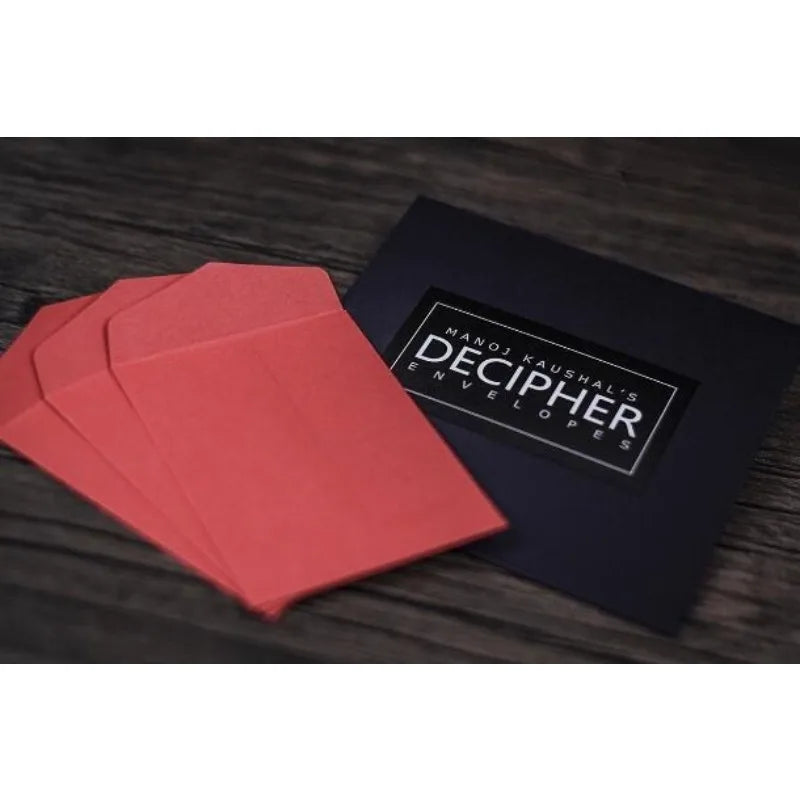 DECIPHER by Manoj K Magic Tricks Close Up Performer Mentalism Illusions Street Magic Props - Big Tim's Magic Emporium