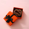Surprise Gift Box with Prank Realistic Faux Feces Gift Box Orange & Design Perfect Funny Novelty Surprise Gift Box Prank Props - Big Tim's Magic Emporium
