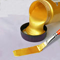 100ml Gold Paint Metallic Acrylic Paint,waterproof Not Faded for Statuary Coloring DIY Hand Clothes Painted Graffiti Pigments