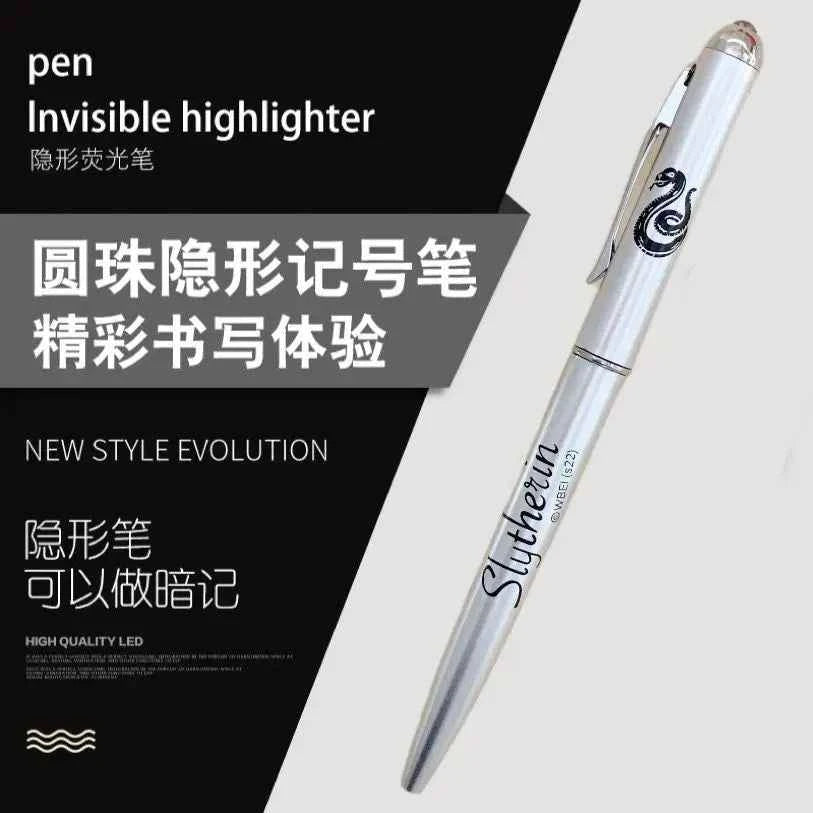 Harry Potter Magic Invisible Pen Creative Internet Celebrity Confession Artifact Writing Colorless UV Diary Pen Slytherin