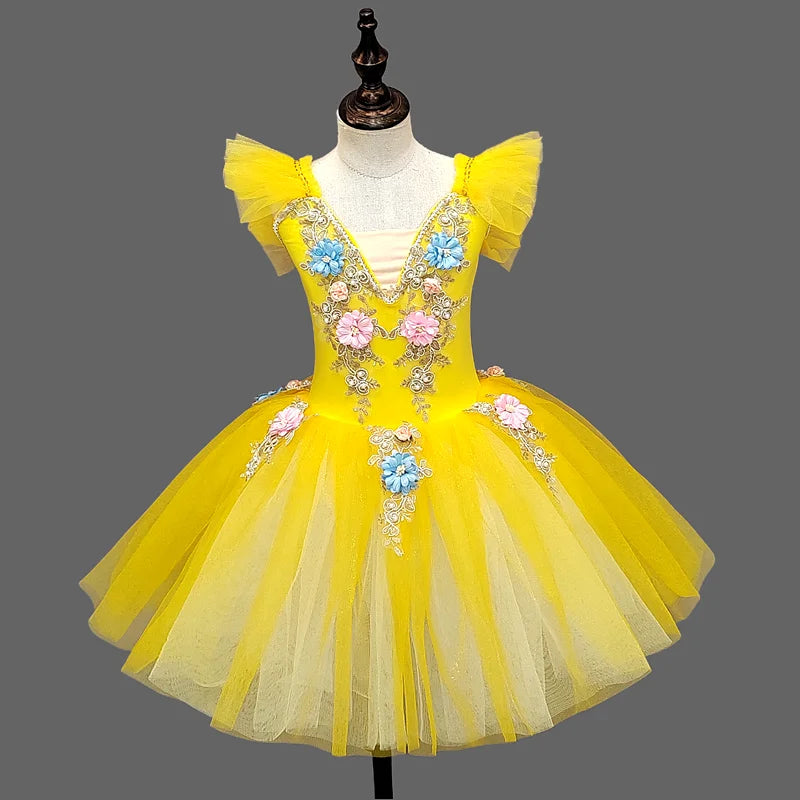 Children's Ballet Skirt, Girls' Dance Skirt, Ballet Performer Clothing, Children's Dance Skirt, Stage Performance Group Clothing - Big Tim's Magic Emporium
