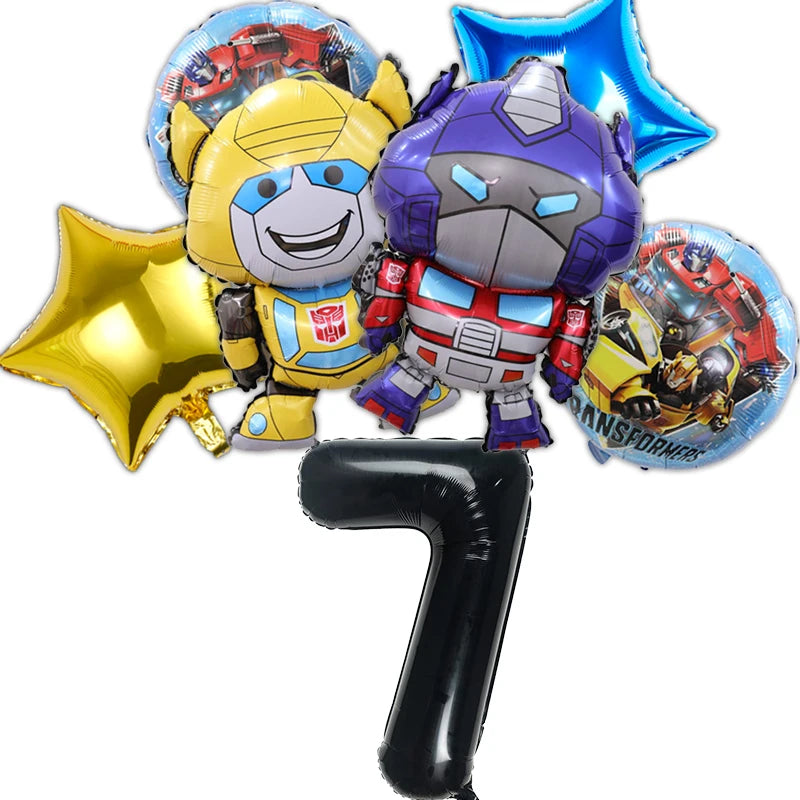 Transformers Party Favor Transformer Birthday Party Decorations Party Supplies Balloons Tablecloth Cups Plates Baby Shower Gifts - Big Tim's Magic Emporium