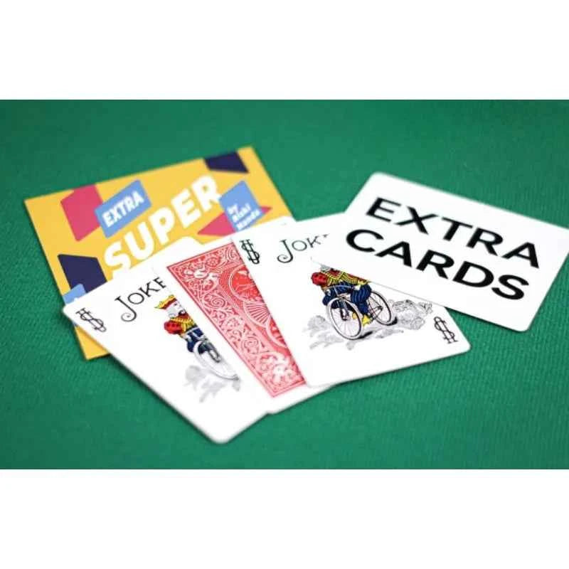 Super Extra Card Gimmick by Rizki Nanda - Gaff Poker Deck Magic Trick for Street Magia and Close-Up Party Games