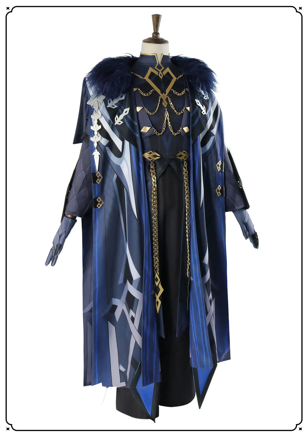 Il Capitano Cosplay Costume | Cloak, Uniform & Mask Set | Genshin Impact - Big Tim's Magic Emporium