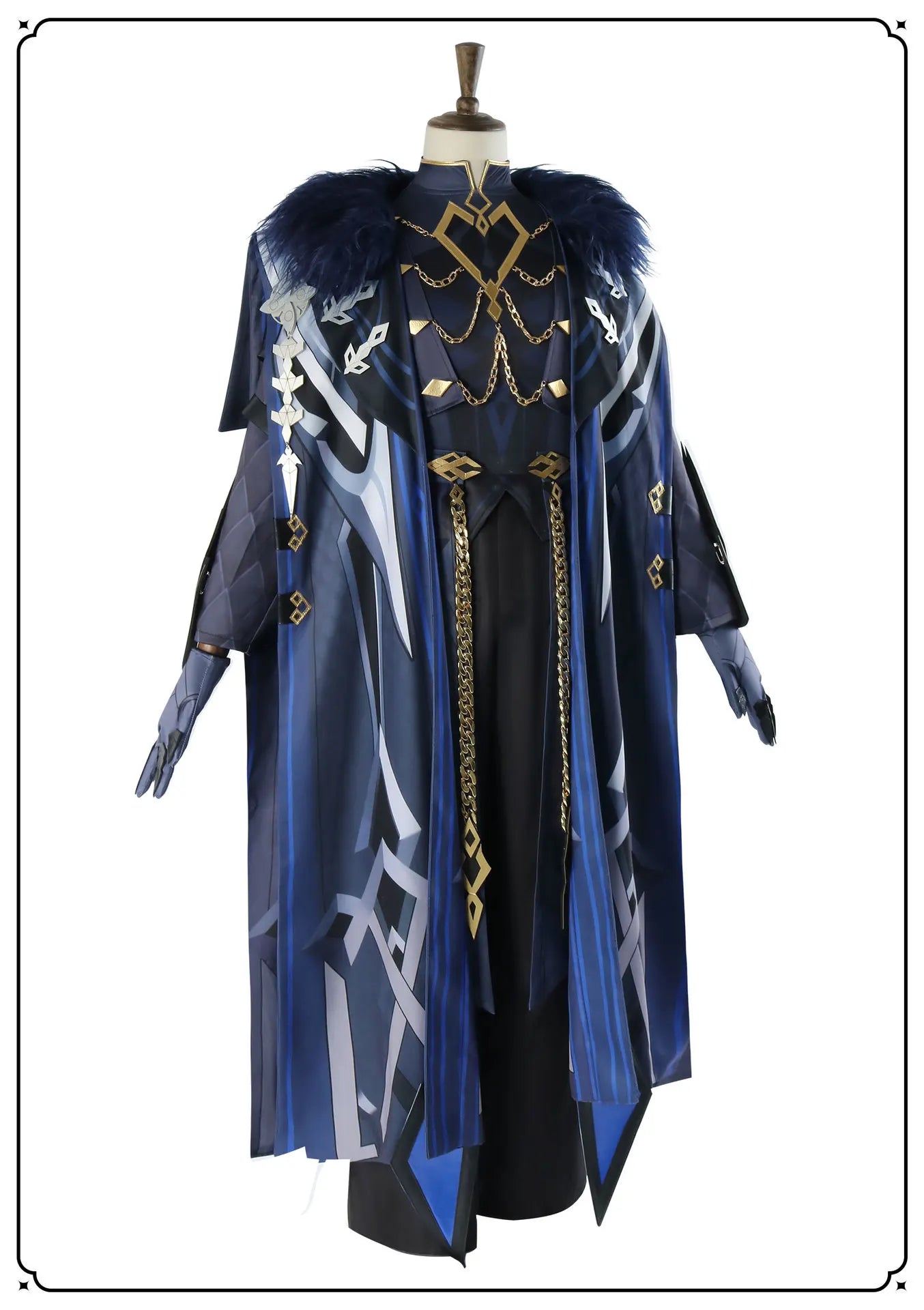 Il Capitano Cosplay Costume | Cloak, Uniform & Mask Set | Genshin Impact - Big Tim's Magic Emporium